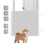 Barriera per Porte Retrattili per Animali Domestici - Barriera Retrattile per Porte Adatta A Cani E Gatti | Recinzione Sicura A Schermo Protettivo per Scale Domestiche Bambini Cuccioli USO Intern