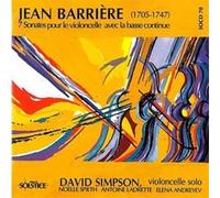 Barriere - 7 sonatas for violoncelle & bass cont.