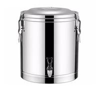 Barril aislante, urna de catering comercial, dispensador de bebidas de acero inoxidable, recipiente de bebidas frías y calientes de gran capacidad para fiestas