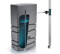 Barril de captación de agua aqua tower 350l., dimensiones (mm) 775x383x1350 + Set de accesorios icanset7