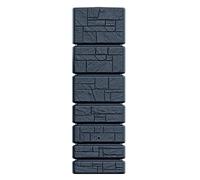 Barril de captación de agua TOWER STONE 350L., dimensiones (mm) 575x384x1800, color Antracita