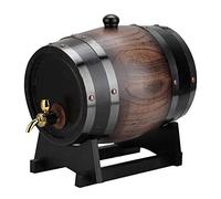 Barril de envejecimiento de roble 3L, barril de vino de envejecimiento de roble premium vintage con grifo, envejece su propio whisky, cerveza, vino, bourbon, tequila, ron, picante y más