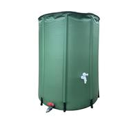 Barril de lluvia plegable - Colector de agua de lluvia de malla de PVC | Barril de lluvia Contenedor de jardín de gran capacidad con colección de lluvia para ahorrar agua