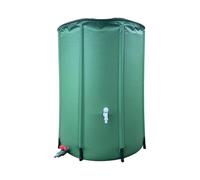 Barril de lluvia plegable - Colector de agua de lluvia de malla de PVC | Barril de lluvia Contenedor de jardín de gran capacidad con colección de lluvia para ahorrar agua