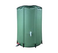 Barril de lluvia plegable, tanque de almacenamiento de agua desmontable, contenedor de jardín de gran capacidad con recogida de lluvia para ahorrar agua