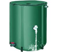 Barril de Lluvia, Tanque de Almacenamiento de Agua para Exterior, Sistema de recolección de Agua de Lluvia Plegable con Grifo y válvula de rebose para riego de Plantas de jardín(250L (66 gallons))