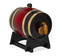 Barril de madera Barril de whisky Dispensador de vino 1,25 L Barrica licores