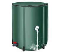 Barril de recogida de agua, Barril de recuperación de lluvia - Barril de recogida de lluvia plegable de PVC de 26 galones | Tanque de almacenamiento de agua portátil de contenedores de agua de lluvia