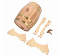 Barril de vino de madera de roble vintage, barril de roble hecho a mano para almacenamiento en puerto de cerveza, whisky, ron, capacidad de 1,5 l/3 l/5 l/10 l con grifo de (vinagre)