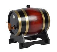 Barril de vino de pino: barril de vino de madera de 1,5 L y 3 L, barril de envejecimiento de roble, barril decorativo de bodega, diseño artesanal hecho a mano, conservación natural del sabor para uso