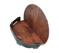 Barril de whisky - Estantería de pared para botellas de vino semicircular, estantería para vinos pequeños, estantería para vino de establo para el hogar Bourbon Display Sala de estar Bourbon Mostrar