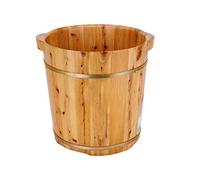 barril del baño de los pies, de alta temperatura de la espuma carbonizada pie barril 40cm alta pie cuenca madera bañera pérdida de peso de lavado doméstica femenino, regalo para los padres-A
