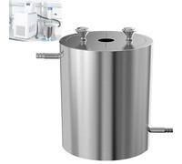 Barril dispersor de doble capa de acero inoxidable, tanque de dispersión termostático con aislamiento circulante, capacidad de 1.5/2.5/4.5L para mezcla de laboratorio (4.5L)