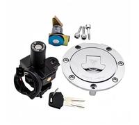 Barril Encendido Moto para CBR600 F2/F3 para CBR 900RR 919RR 400 250 para VFR400 para RVF400 Juego Llaves Bloqueo Asiento Interruptor Encendido Tapa Combustible Cerradura De Encendido