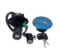 Barril Encendido Moto Para Suzuki GN250 1985 1986 1987 1988 1989-2001 Interruptor Encendido + Cerradura Asiento + Tapa Combustible Motocicleta Cerradura De Encendido