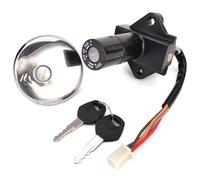 Barril Encendido Moto para Suzuki GN250 GN 250 1985-2001 Tapa De Combustible, Interruptor De Encendido, Cerradura del Asiento Cerradura De Encendido