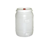 Barril Plástico 60L con Tapa Hermética, Grifo de Salida y Fermentador - Fass Kunststoff para Vino, Cerveza, Agua, Robusto en Polipropileno, Fácil Limpieza y Uso Exterior