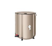 Barril Plegable Para Agua De Lluvia Con Dos Grifos Integrados Y Diseño A Prueba De Fugas, Ideal Para Riego De Jardines Y Lavado De Automóviles,500L