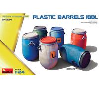 Barriles De Plástico 100L 1:24 Kit De Modelo De Plástico MINIART