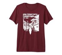 Barrio Chino Estadounidense de San Francisco, Área de la Bahía, Dragon SF Camiseta Premium