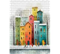 Barrio Multitudinario Puzzle 5000 Piezas, Rompecabezas Adultos Puzzle, Desafiante Puzzles de Decoración Juego de, Juego Educativo para Toda la Familia, para Regalo Decoración FNKL7-857