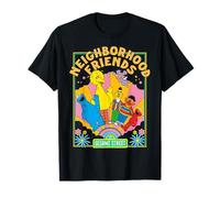 Barrio Sésamo Amigos Amigos BFF Buenos Tiempos Clásico Camiseta