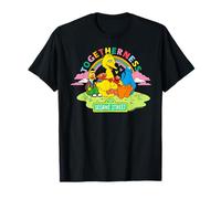 Barrio Sésamo Amigos Equipo Al Aire Libre Banda Buenos Tiempos Camiseta