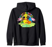 Barrio Sésamo Amigos Equipo Al Aire Libre Banda Buenos Tiempos Sudadera con Capucha