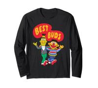 Barrio Sésamo Bert Ernie Best Buds Amigos BFF Pals Clásico Manga Larga