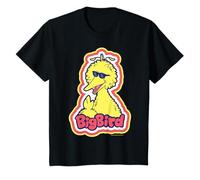 Barrio Sésamo Big Bird Diversión Cool Pose Programa de TV 80s 90s Clásico Camiseta