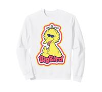 Barrio Sésamo Big Bird Diversión Cool Pose TV Show 80s Clásico 90s Sudadera