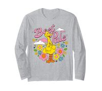 Barrio Sésamo Big Bird Mejores Amigos Buenos Amigos Clásico BFF Manga Larga