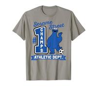 Barrio Sésamo Cookie Monster Atletismo Campeón Vintage Team Camiseta