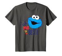 Barrio Sésamo Cookie Monster Best Ever Big Head Classic LOL Camiseta