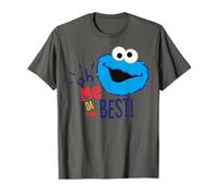 Barrio Sésamo Cookie Monster Best Ever Big Head Classic LOL Camiseta