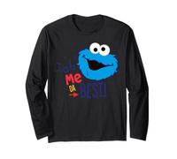 Barrio Sésamo Cookie Monster Best Ever Big Head Classic LOL Manga Larga