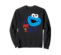 Barrio Sésamo Cookie Monster Best Ever Big Head Classic LOL Sudadera