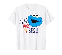 Barrio Sésamo Cookie Monster Best Ever Big Head LOL Classic Camiseta