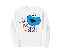 Barrio Sésamo Cookie Monster Best Ever Big Head LOL Classic Sudadera