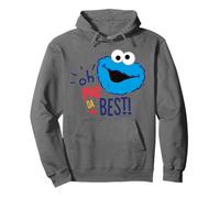 Barrio Sésamo Cookie Monster Best Ever Big Head LOL Classic Sudadera con Capucha