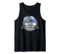 Barrio Sésamo Cookie Monster Champion 1er Atletismo Clásico Camiseta sin Mangas