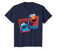 Barrio Sésamo Cookie Monster Elmo Mejores Amigos Pose Clásico Camiseta