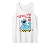 Barrio Sésamo Cookie Monster Summer Ice Cream Classic Scoop Camiseta sin Mangas