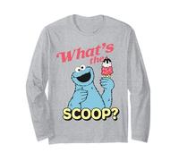 Barrio Sésamo Cookie Monster Summer Ice Cream Classic Scoop Manga Larga