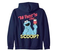 Barrio Sésamo Cookie Monster Summer Ice Cream Classic Scoop Sudadera con Capucha