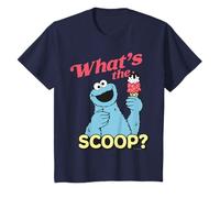 Barrio Sésamo Cookie Monster Summer Ice Cream Scoop Classic Camiseta