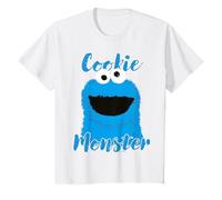 Barrio Sésamo Cookie Monstruo De Dibujos Animados Loco Camiseta