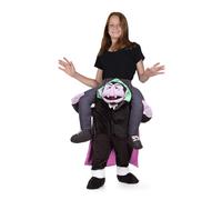 Barrio Sésamo Count Draco Adult Shoulder Costume Universal Adulto