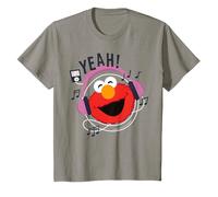 Barrio Sésamo Elmo BFF Cuddles Music Tunes Happy Retro Pose Camiseta