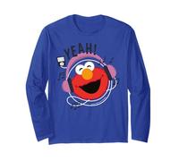 Barrio Sésamo Elmo BFF Cuddles Music Tunes Happy Retro Pose Manga Larga